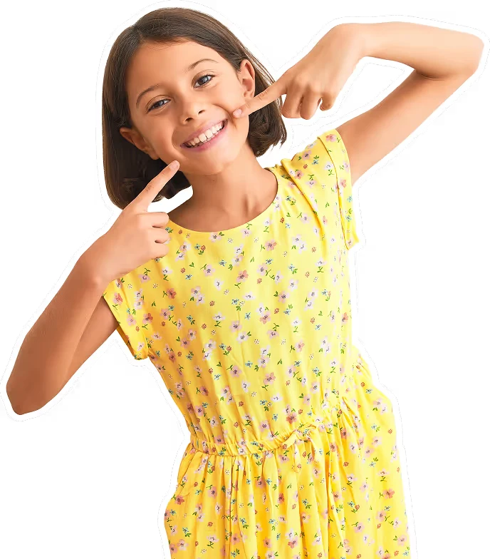Smiling young girl, patient at NorCal Pediatric Dentistry